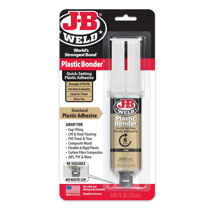 J-B WELD لاصق هيكلي بلاستيكي من J-B Weld 50133 - تان - 25 مل - Image 1